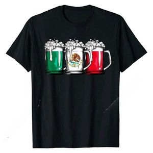 Men's T-Shirts Vintage Br Mexican Flag Printed T Shirt Cinco De Mayo Women Mexico Gifts T-Shirt Cute Men Tshirts Hip Hop Classic T Shirt T240510