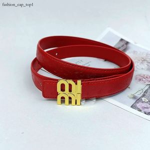 brand designer Mui Mui Belt miui belt womens belt official website 1 1 same high quality cowhide classic gold logo letter mens mui mui high-quality belt