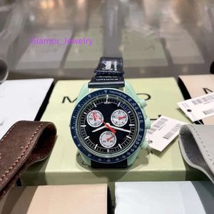 Bioceramic Planet Moon Men Men Function Mission Mission Mission to Mercury 42mm Nylon Limited Edition Watch