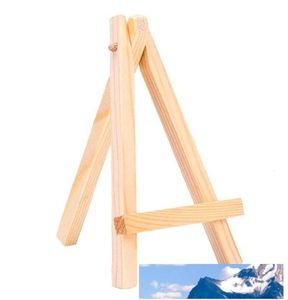 Målning mini liten oavslutad träartist staffli bildhållare stativ standpostcard display ram skrivbord dekor hantverk fabrik 9444608