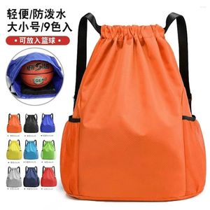 Shopping Bags Sports Oxford Drawstring Bag Bundle Pocket Large-capacity Basketball Football Yoga Sport Gym Traveling Fitness Backpack