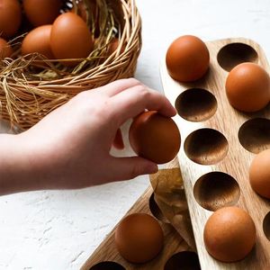 Garrafas de armazenamento Caixa de ovo O organização de cozinha de contêineres de plástico Stand For Eggs Organizer Fridge Recipadores Caixas de Alimentos