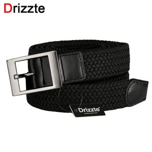 Drizzte Plus Size 130180 cm 190 cm 63039039 67039039 71039039 Langes schwarzes Braid Elastic Stretch Belt Mens Metal Bu49096508065829