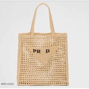 Bag Designer Tote beach Fashion Mesh Hollow Woven for Summer Straw Black apricot summer woven Vacation Large capacity shopping bag