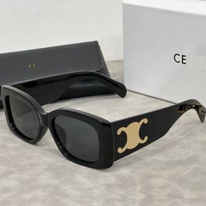 Brand Sunglasses Designer de alta qualidade para mulheres letra UV400 Design Travel Moda Moda Caixa de presente muito legal