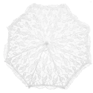 Зонтичные свадебные кружевные зонтичные зонтики винтажное солнце для леди женщины свадебная принцесса Пография