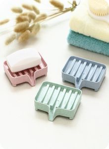 Sponge Holder PP Vete Straw Storage Rack Drain Soap Box Tray Soapbox 1 PCS Dusch Soap Tray Tool Soap Dish Plate Holder WXY0566064486