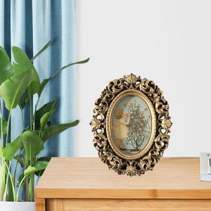 Frames Antique Po Resin Elegant Tabletop And Wall European Style Picture Frame For Home Decor