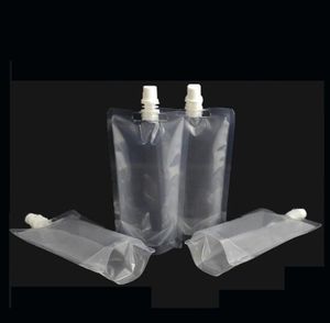 250 ml Standup Plastik Getränk Verpackungsbeutel Ausgussbeutel für Saftmilch Kaffeegetränk Flüssigkeit Packbeutel Getränk Beutel 20915555