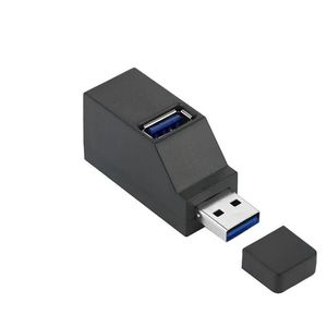 2024 USB 3.0 /2.0 Adattatore hub Extender Mini Splitter 3 Porte Lettore di disco ad alta velocità U per PC Accessori per telefoni cellulari MacBook per PC per USB