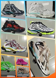 2024 TRCK Runners Snekers 7.0 Designer CSUL Sapatos pltform brnd grffiti White Blck Desconstrução TRNSMIT MAN HOMENS TRCKS TRINERS RUNNER 7 TESSQQ