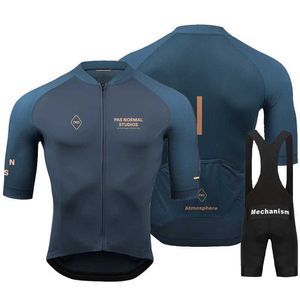 팬 Tops Tees Mens Cycling Jersey PNS Single Person Professional Team Clothing Summer Mountain Top Short Sleeved Q240511