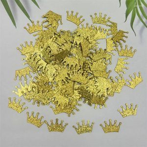 Party Decoration 1Bag Gold Glitter Crown Paper Confetti Boy Girl Happy Birthday Table Scatter Wedding Anniversary Baby Shower Decor Supplie