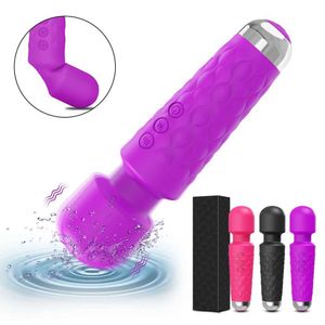 Andere Gesundheit Schönheitspunkte Mächtige Mini Av Magic Zauberstab Vibrator für Frauen 20 Modi Clitoris Stimulator Dildo G Spot Marbator Massagers Spielzeug für Erwachsene T240510