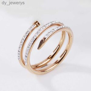 jóias de jóias anel de jóias anéis anel de prata Anel de noivado Dimond Designers Rings Mulher Moissanite Unhel Ring Gold for Women Clover Jewelry Wedding Ring Set Gift Gift