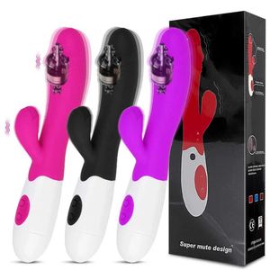 Andere Gesundheit Schönheitspunkte G Spot Dildo Kaninchen Vibrator für Frauen Dual Vibration SILE WASHEFORTE FEMALE VAGINA CLITORIS ANAL MASSAME TOYS SHOP T240510