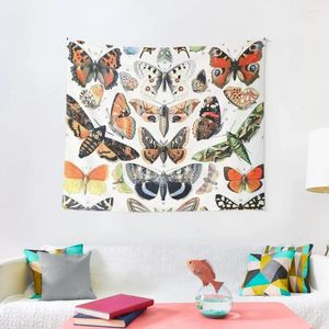 Гобеленцы Adolphe Millot - Papillons Французский винтажный гобелен для спальни настенные украшения декор