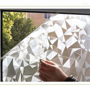 窓ステッカー静的3D不規則な接着剤フリーガラスフィルム熱断熱日画面のプライバシーフォイルステッカーバスルームドア