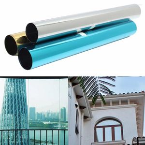 Window Stickers 2024 One Way Mirror Film Solar Tint Reflection Decorative Heat Privacy Control