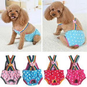 Dog Apparel kropki żeńskie spodenki Szczenię fizjologiczne spodnie pieluszki pielęgnacja bielizny dla małych średnich psów