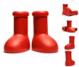 Big Red Boots Ins Mense Men Womener Rubber Boot Boot Swice Bootie BotieChild Exhalize Suggered Shun3630862