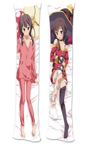 Anime Konosuba God039s Blessing su questo meraviglioso mondo Megumin Dakimakura Copertine Case di copertura per cuscinetti per il corpo abbracci 2012121986041