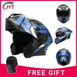 Motorcycle Helmets Dual Lens Full Face Helmet DOT Approved Flip Up Motocross Racing Modular Cascos Para Moto