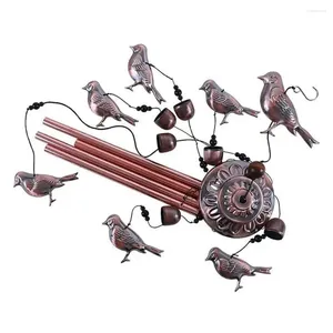 Dekorative Figuren Wind Chimes Glocken Tiefe Ton hängende Vogel Windchime Outdoor Garden Home