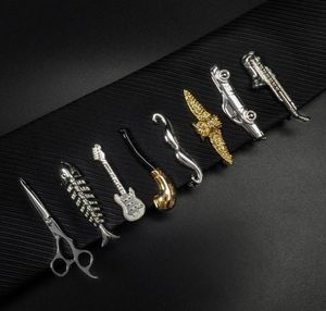 Uomo di abbigliamento di alta qualità colletto tieclip tiebar più recente Men039s Metal Fashion Silver Simple Neckie Tie Pin Clas3030057