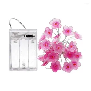 Dekorative Blumen Kirschblüte Saiten Lichter LED Künstliche Hanghänge -Weinblieger Neuheit Garland Home Hochzeitsbogen Dekoration