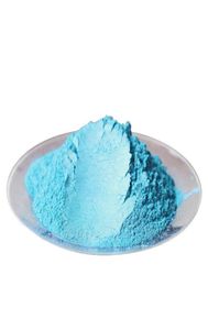 Качественная косметика класса 500GBAGE Глянцевая синяя слюда для мыла для мыла изготовления эпоксидной смолы BATH BOMB7461628