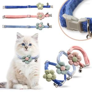 Collari per cani Bellissimo colletto per animali domestici Bowknot adorabile cravatta a campana regolabile papilla