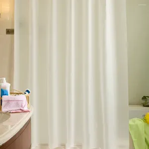 Shower Curtains Thickened Curtain Waterproof Bathroom With Hooks 180 180cm /180 220cm Long Bath For Bathtubs Home Decor