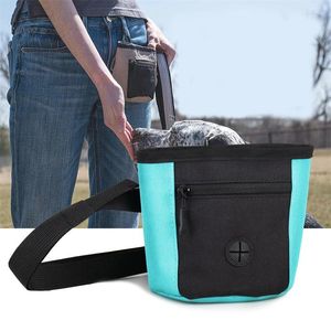 Portatile portatile addestramento cani sacchette snack pet waist cat trattare esca obbedienza agilità tasca di stoccaggio per alimenti per esterni