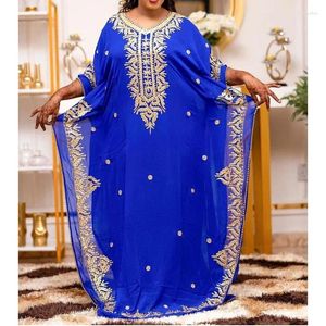 Ethnische Kleidung königsblaue Mode Marokko Dubai Kaftans Farasha Abaya Kleid sehr schick und exotisch sexy
