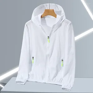 Men's Trench Coats Summer Sun Protection Clothing Fashionable Lightweight Thin And Quick Drying Jacket