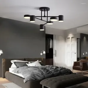 Ceiling Lights Modern LED Lamp Simple Creative Warm Light Decoration Chandelier Bedroom Restaurant Hall Living Room