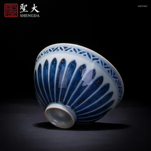 Conjuntos de Teaware | Big Curios Curios Seiko Archaize Linen Sue de Qing Ming Yongle Coração Copo de Jingdezhen Porcelana