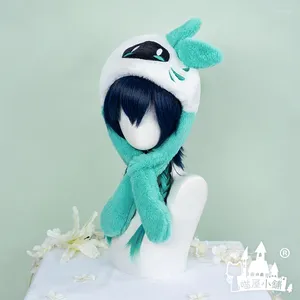 Suprimentos para festas impactam Barbatos Venti Plush Hat Game Anime Halloween Christmas Cosplay Acessórios de figurinos de adereços