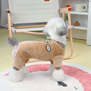 Abbigliamento per cani morbido calda in flanella saldata inverno abiti da pet inverno vagabondi cucciolo schnauzer poodle maltese pomeranian bichon abbigliamento