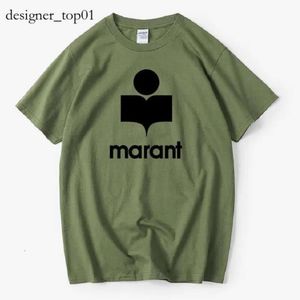 Designer T-shirt Marant Märke Mens Woman T-shirts Summer Högkvalitativ Marant T-shirt överdimensionerad bomull hajuku t shirt o-hals manlig kausal tshirts mode 2ab8