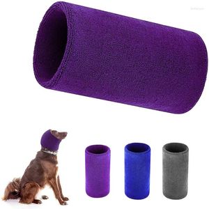 Dog Apparel Thickening Grooming Earmuffs Soft Warm Noise-Proof Pet Ear Cover Cloth Hat Bathing Blowing Drying Head Sleeve