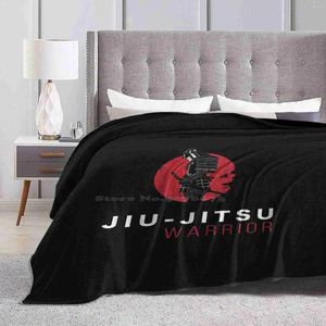 Coperte jiu-jitsu guerriero giapponese bjj Gi cintura nera di top di alta qualità divano letto morbido attività coperta samurai jiu jitsu marziale