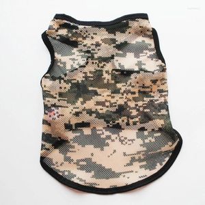 Dog Apparel Camouflage Vest Pet Clothes Cat Puppy Small Clothing Summer Mesh Cool Costume Yorkies Pomeranian Shirt