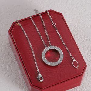 Silber Luxus Halskette Designer -Ketten Halsketten für Frauen Mode Halskette Geschenkkette Schmuckversorgung