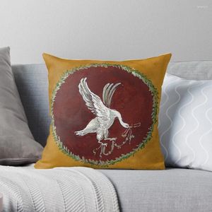 Pillow Roman Fresco Of A Swan Throw Covers Decorative Cases Couch S Case
