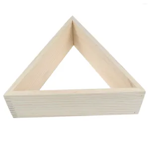 Storage Bags Wall Triangle Shelves Wooden Hanging Shelf Mounted Shelving Rack Display Manual