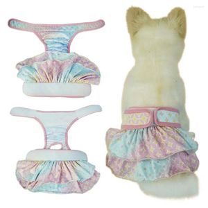 Fraldas femininas de roupas para cães laváveis altamente absorção à prova de vazamentos de vazamento de colmégio de calça menstrual de calça sanitária de calça sanitária