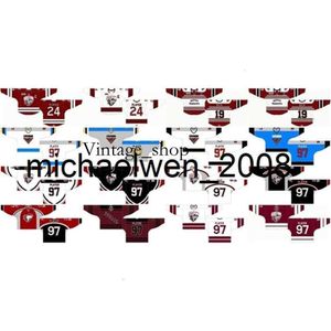 Vin Weng Go personalizzato 1990 91-1995 OHL MENS WOMENS BASSI BUIE BLUI ROSSO ROSSO ROSSO STECHED Guelph Storm S 2007 08-2009 Ontario Hockey League