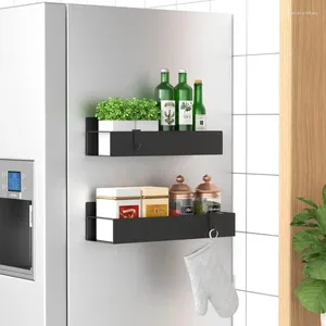 Kitchen Storage Perforation-free Refrigerator Magnetic Rack Side Seasoning Multi-purpose Absorption